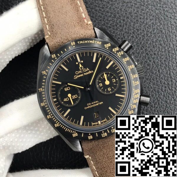 3 128 2467368c 187e 4cc2 91e2 a92f68f67ff5 Omega Speedmaster 311.92.44.51.01.006 1:1 Mejor Edición OM Factory V2 Dark Side Of The Moon Cerámica Negra