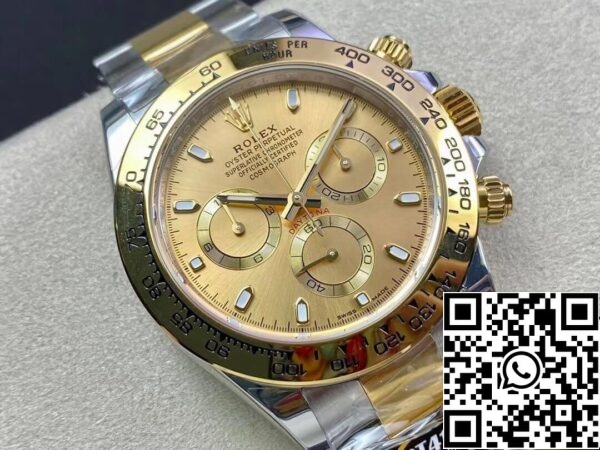 3 129 Rolex Daytona M116503-0003 1:1 Beste Editie BT Fabrieks Gouden Wijzerplaat