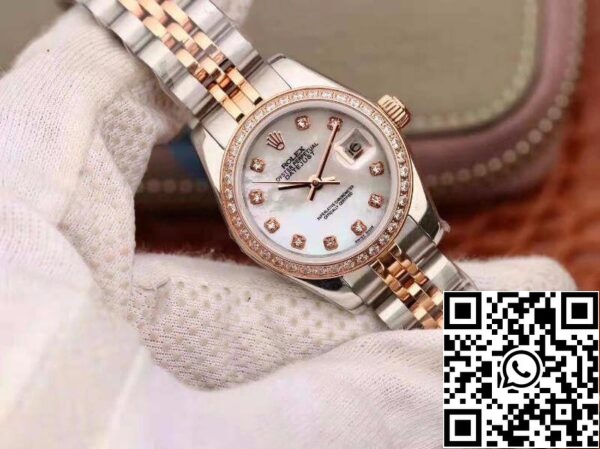 3 129 5a801c69 9e53 441f 92a5 d16da33d191d Rolex Lady Datejust 28MM 1:1 Best Edition svájci eredeti importált NH05 mozdulat fehér zománc számlapja