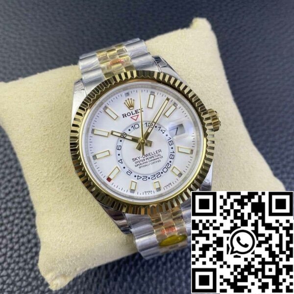 3 12 10f847b3 9c46 4bcb 821e 24d3c8f08958 Rolex Sky Dweller M336933-0006 1:1 Best Edition Noob Factory V2 Vit urtavla