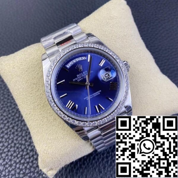 3 12 5a3c25b7 bdc4 4a75 9657 401bb41621f3 Rolex Day Date 228349RBR-0005 1:1 Best Edition EW Factory kék számlap