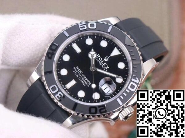 3 13 Rolex Yacht Master M226659-0002 1:1 Best Edition VS Fabriek Zwarte Wijzerplaat Zwitserse ETA3235