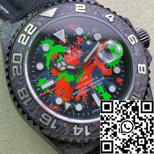 3 131 c3704608 234f 4262 b2fa c1adf5a95e4b Rolex GMT-MASTER II Diw 1:1 Best Edition Carbon Fiber Color Dial