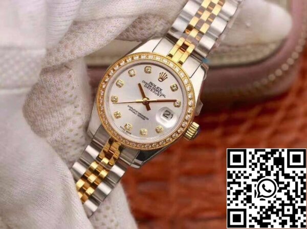 3 132 e2460ddf a0e6 49a8 b0f4 868d32c6f843 Rolex Lady Datejust 28MM 1:1 Best Edition Swiss NH05 Movement Silver Dial