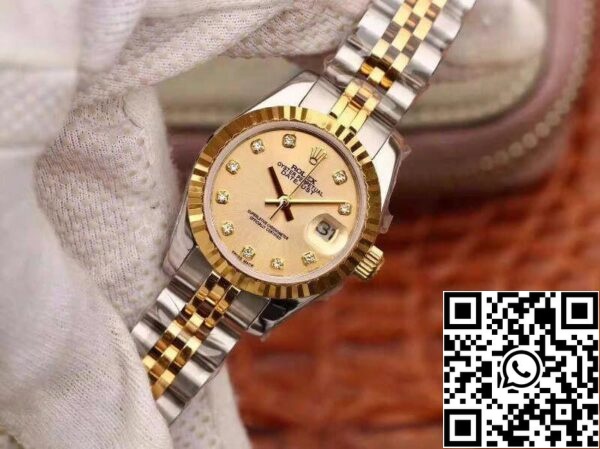 3 133 43904a39 0a4e 4750 b575 1a5c05ed6b38 Rolex Lady Datejust 28MM 1:1 Best Edition Swiss Original Imported NH05 Movement 18K Gold Dial