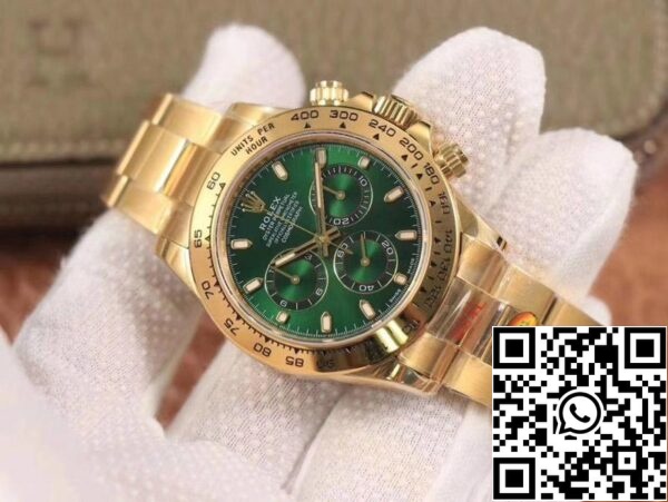 3 134 8573c34e d45c 4d5c a317 f9e5a81339d7 Rolex Daytona M116508-0013 1: 1 Най-добро издание Noob Factory Green Dial Swiss ETA4130