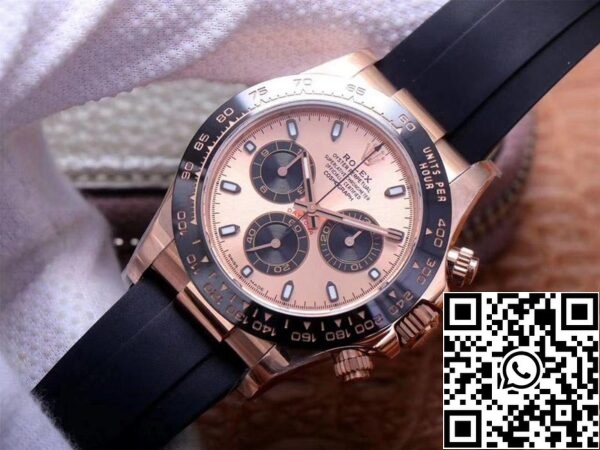 3 138 81656da8 39ed 419e b54c 53563f2d1416 Rolex Daytona M116515LN-0021 1:1 Best Edition Noob Factory Pink Dial Zwitserse ETA4130