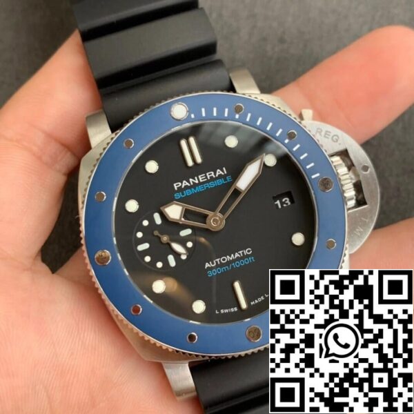 3 13 036dadc8 9cfc 4f23 b979 79de1dc948a6 Panerai Submersible PAM01209 1:1 Best Edition VS Factory Black Dial