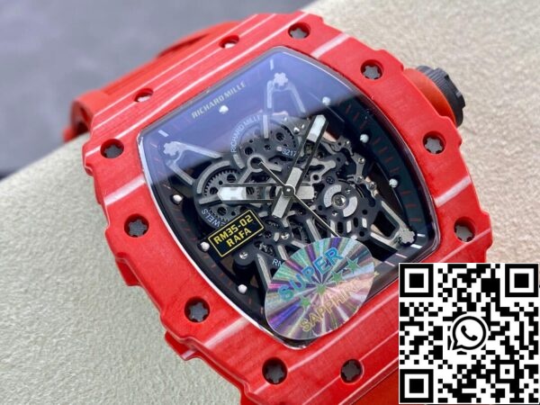 3 13 ad703a77 f20b 4698 85a4 61ce461a0ff4 Richard Mille RM035-02 1:1 Mejor edición Caja roja de fábrica RM