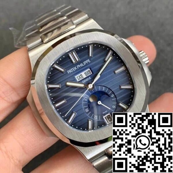 3 13 b29186e1 a70f 4b2e aad9 b71c788f6915 Patek Philippe Nautilus 5726/1A-014 1:1 Best Edition GR Factory Blå urtavla