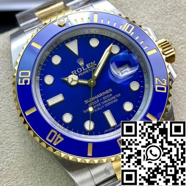 3 142 Rolex Submariner 116613LB-97203 1:1 Beste Editie Schone Fabriek V4 Blauwe Ring