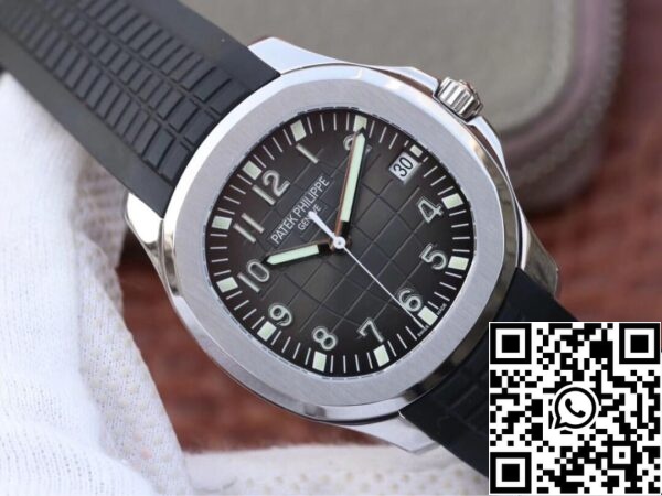 3 142 6bdac3ba edf8 4922 9123 1dc647afe0b8 Patek Philippe Aquanaut 5167A-001 1:1 Best Edition ZF Factory szürke számlapja