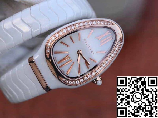 3 144 309d34b3 1d3e 4266 903b a6ce86f222cd Bvlgari Srpenti Spiga 102886 1:1 Best Edition BV Factory Diamond bezel Swiss Quartz Movement