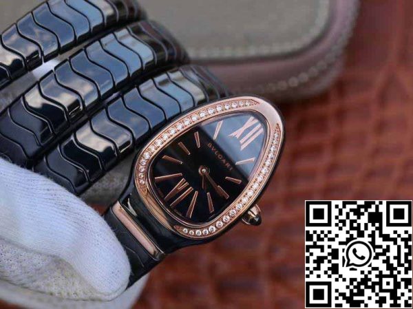 3 145 e170894e c18d 41ac 9e8e e7599860d7a3 Bvlgari Srpenti Spiga 102885 1:1 Best Edition BV Fabriek Diamant bezel Zwitsers Quartz uurwerk