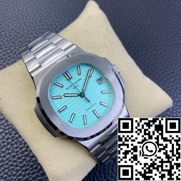 3 147 8d168fb2 d274 4372 8380 0cff4a07740a Patek Philippe Nautilus 5711/1A-018 1:1 Best Edition 3K gyári Tiffany kék számlap