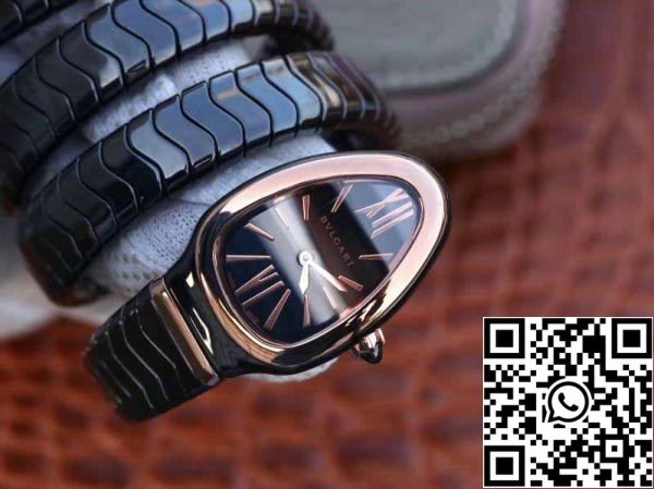 3 147 e506740f 969b 4924 8fca 500dc0d8e636 Bvlgari Srpenti Spiga 102885 1:1 Best Edition BV Factory Rose Gold No Diamond Schweizer Quarzwerk