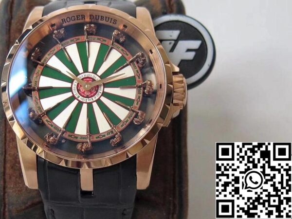 3 149 067518ac 67df 49e4 8fdc 19c75a46059c Roger Dubuis Excalibur RDDBEX0398 1:1 Най-добро издание ZF Factory Rose Gold Swiss ETA8215