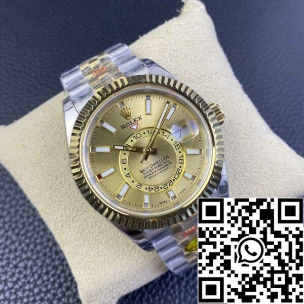 3 14 c470b06f 501d 479f b08e 3a783b2af109 Rolex Sky Dweller M336933-0002 1:1 Best Edition Noob Factory V2 Champagne Dial