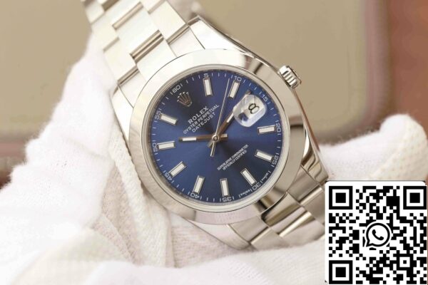 3 14 fab3988a 1d7b 4393 9619 d667b2880249 масштабированный Rolex Datejust M126300-0001 1:1 Best Edition EW Factory Blue Dial