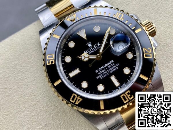 3 15 Rolex Submariner M126613LN-0002 41MM 1:1 Meilleure édition Cadran noir d'usine propre