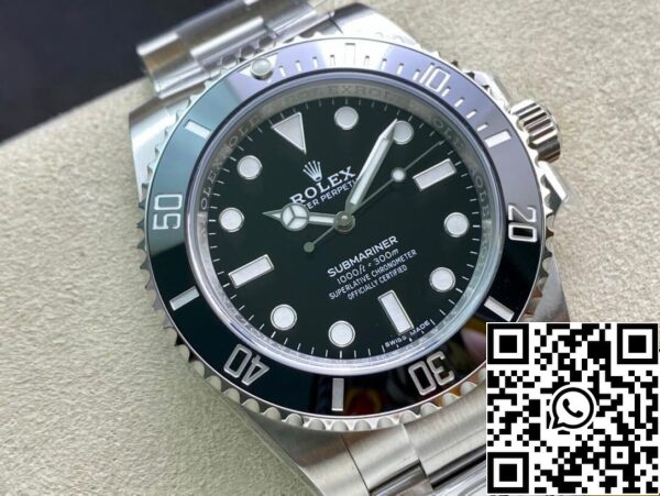 3 156 Rolex Submariner 114060-97200 1:1 Mejor Edición Clean Factory V4 Esfera Negra