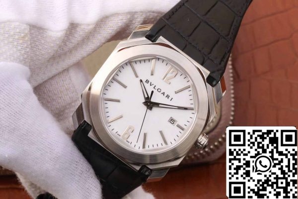 3 15 7a03a9cb df45 41b1 b598 821391995f56 Bvlgari Octo 102779 OC41C6SLD 1:1 Best Edition Weißes Zifferblatt