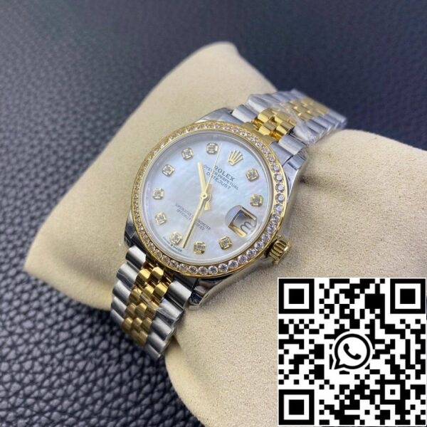 3 16 Rolex Datejust M278383RBR-0028 31MM 1:1 Mejor Edición EW Fábrica de Oro Amarillo