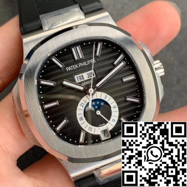 3 16 3 16 a941afa8 9d8d401d 401a 965f 2b0856868dbfa7 Patek Philippe Nautilus 5726 1:1 Best Edition GR Factory V2 سوار مطاطي