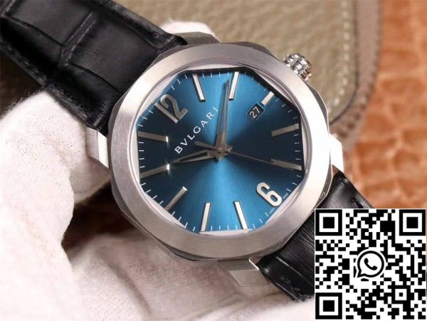 3 16 c54a3f0b 4bc9 47f7 a948 eb7dab4a77af Bvlgari Octo 102429 1:1 Best Edition BV Factory Quadrante azzurro