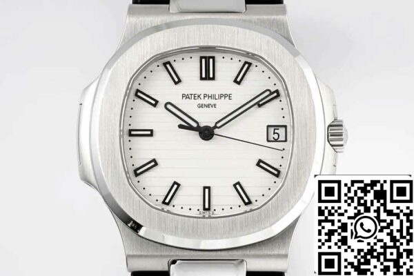 3 17 3715992f b8fd 4b72 8a75 135a4062c490 Patek Philippe Nautilus 5711 1:1 Best Edition PPF Factory Valkoinen kellotaulu Kuminauha