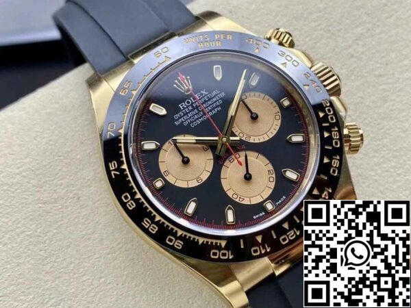 3 17 4a5c7022 6123 41ab a29c 9548c321162a Réplica Rolex Cosmograph Daytona 116518LN-0039 Ouro Amarelo de Fábrica Limpo