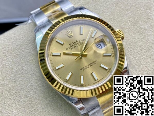 3 17 5ac5759c ee48 4041 8ad2 e4e259278018 Rolex Datejust M126333-0009 41mm Oyster Strap VS Factory Stainless Steel