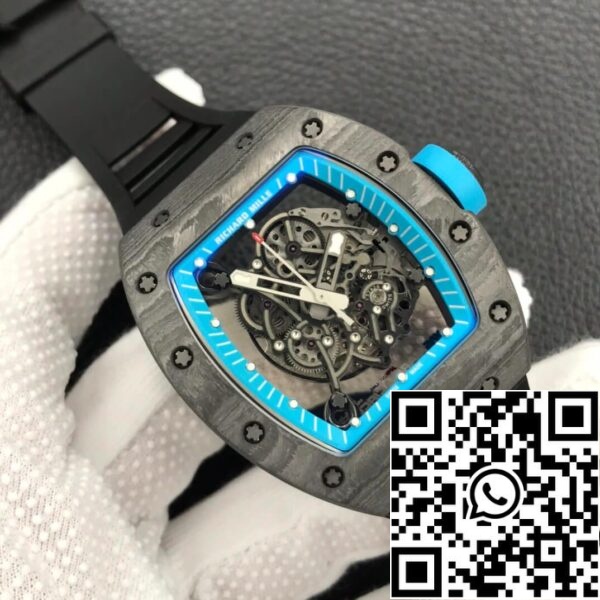 3 17 6123986f 2029 4ed6 90aa ee6d27cba974 Richard Mille RM055 1:1 Best Edition ZF Factory Kolfiberfodral