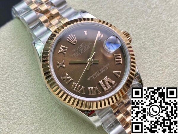 3 17 7bcc403d c959 49f3 b99c 7c84ecc08aa2 Rolex Datejust M278271-0004 31MM 1:1 Best Edition EW Factory Quadrante Marrone