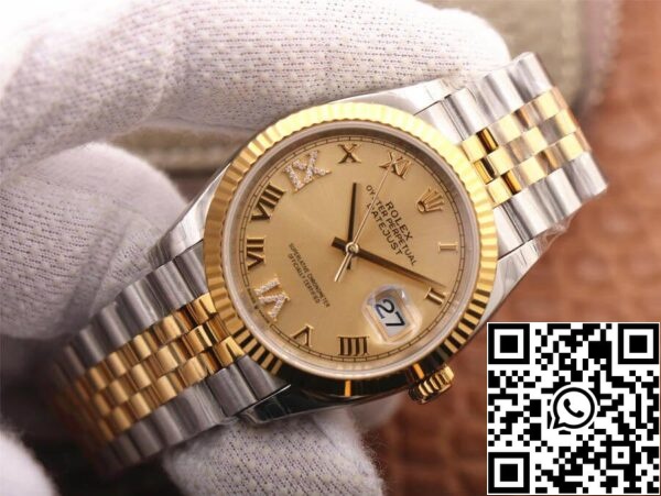 3 17 8b0268ec 230b 4e67 a7a6 fa72771e8d20 Rolex Datejust 126233 1:1 Best Edition EW Factory Gold Dial