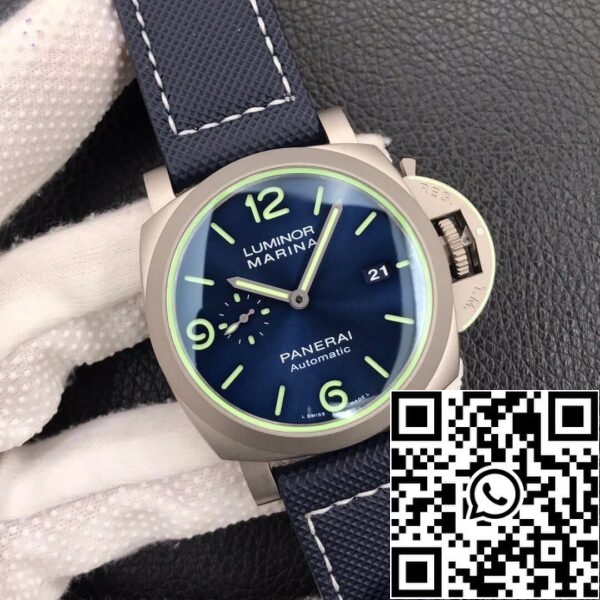 3 17 a91012eb d0d8 46ba b8ae c02c9cbe1758 Panerai Luminor PAM01117 1:1 Best Edition VS Fabriek Blauwe Wijzerplaat