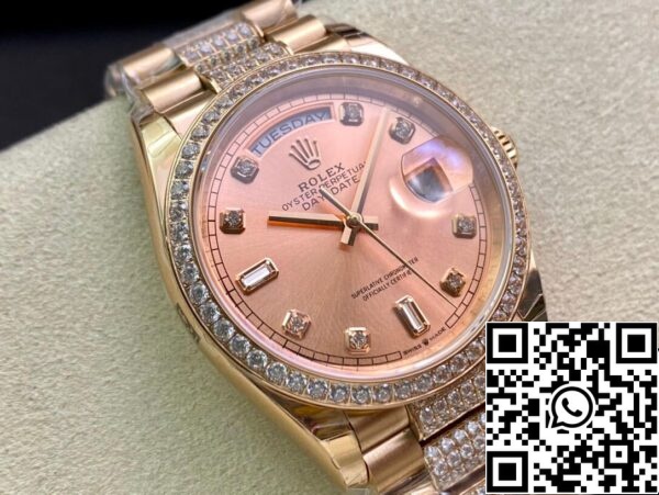 3 17 fb9e2ace 3fdc 447c 9aa2 4b4ea69c1783 Rolex Day Date M128345RBR-0020 1:1 Best Edition EW Factory Rose Gold Dial