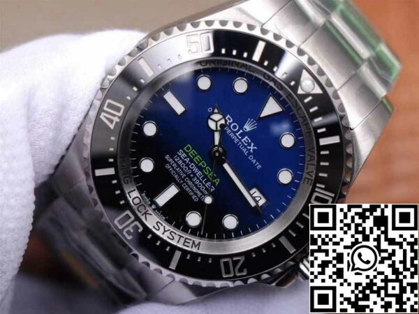 3 185 Rolex Sea-Dweller Deepsea M126660-0002 1: 1 Najboljša izdaja Noob Factory D-B Blue Swiss ETA3235