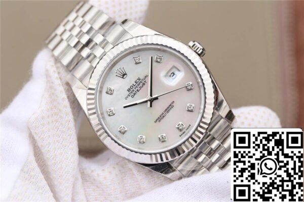 3 187 Rolex Datejust M126334-0020 1:1 Best Edition EW Gyári gyöngyház anyagyöngy számlap