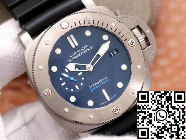 3 18 0eae9f69 c072 4efd 8e1d 67564f9452eb Panerai Submersible PAM00692 1:1 Best Edition VS Factory Blue Dial Swiss ETA9010