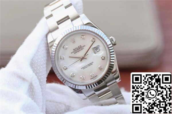 3 190 bde94174 8945 40c6 a8c0 9776a23ae3e4 Rolex Datejust M126334-0019 1:1 Najboljša izdaja EW Factory White Mother-Of-Pearl Dial