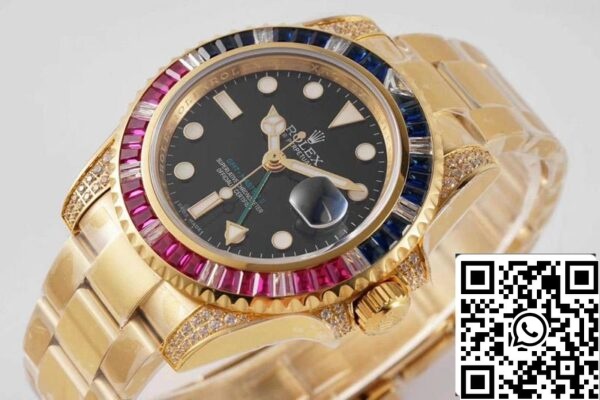 3 194 a4193203 d5ba 4ff7 b9cb 3d8f5ce4cd60 Rolex GMT Master II 116758 SAru-78208 1:1 Best Edition ROF Factory Black Dial Swiss ETA2836