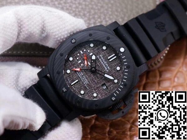 3 199 27389c8a 6f12 49ab bbb1 3156ff4c9b16 Panerai Submersible PAM01039 1:1 Best Edition VS Factory Black Carbon Swiss P9010