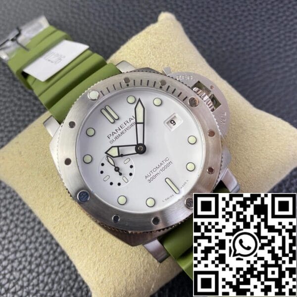 3 19 356df2cf 5a31 4d64 b7be 2a6b75fcc0d3 SBF Panerai Submersible PAM01226 1:1 Best Edition VS Factory Quadrante Bianco