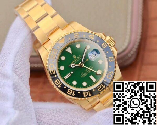 3 1 5473a8a6 d40b 4230 89e2 df2f1adc655a Rolex GMT Master II 116718LN 40mm EW Fabbrica Orologi Meccanici 1:1 Migliore Edizione Svizzera ETA2836 Quadrante Verde