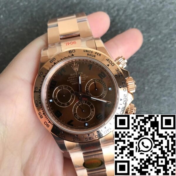 3 1 d00f5520 728c 49da 8d7a ceb8355caa88 Rolex Daytona m116505-0011 1:1 Best Edition Noob Factory Ruskea Dial