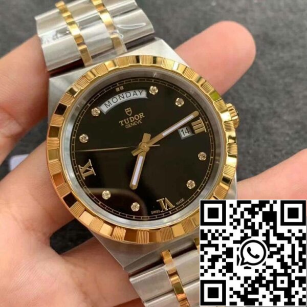 3 1 f16cd9b6 2263 4c05 922b 7019d2f46aa9 Replica Tudor Royal M28603-0005 1:1 Best Edition V7 Factory Demi Gold