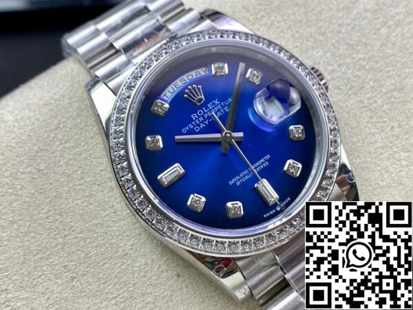 3 2 Rolex Day Date M128396TBR-0008 36MM 1:1 Mejor Edición GM Fábrica Bisel Diamante