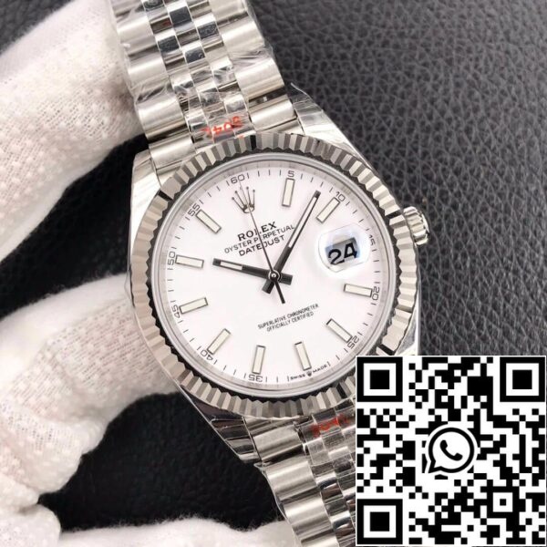 3 20 337e1a22 1464 4e70 bb50 5eec267059ad Rolex Datejust M126334-0010 1:1 Best Edition EW Factory Fehér számlap