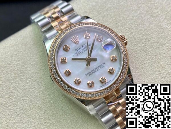 3 20 635f3796 1517 4899 b2f1 c45ae8ed115d Rolex Datejust M278381RBR-0026 31MM 1:1 Best Edition EW gyári gyémánt lünetta 31MM 1:1 Best Edition EW gyémánt lünettával